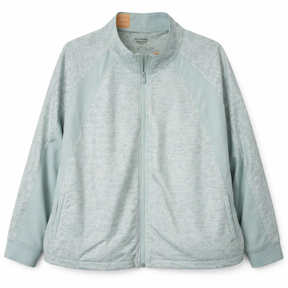 Athleta Women’s Zip Front Jacket Size 3X Green Lightweight Activewear